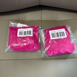 BNWT LOT OF 2 SOMA STRETCH LACE BOY SHORTS PINK COSMO US SIZE MEDIUM (M)